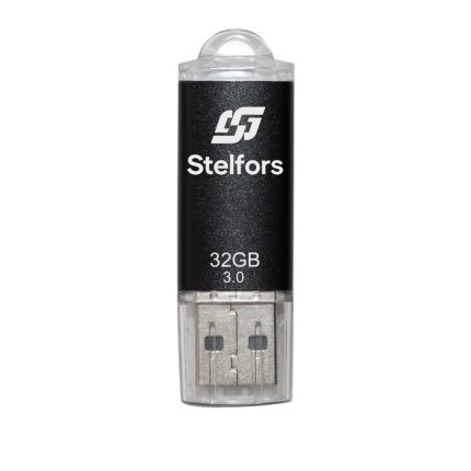 Флеш-накопитель 32GB USB 3.0 Stelfors Rocket серия (метал.черный)