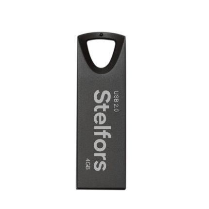 Флеш-накопитель 4GB USB 2.0 Stelfors 117 серия (метал.черный)