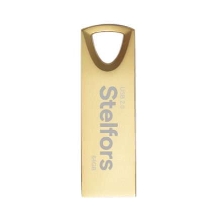 Флеш-накопитель 64GB USB 2.0 Stelfors 117 серия (метал.золото)
