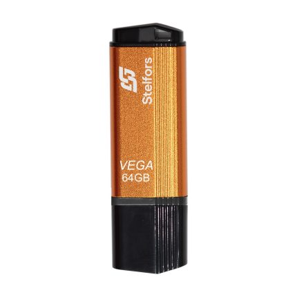 Флеш-накопитель 64GB USB 2.0 Stelfors Vega серия (метал.золото)